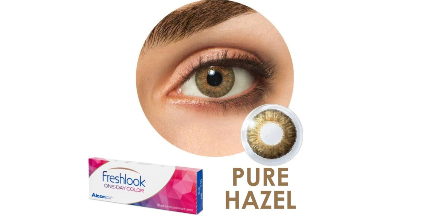 Freshlook One Day Pure Hazel 10 Pack