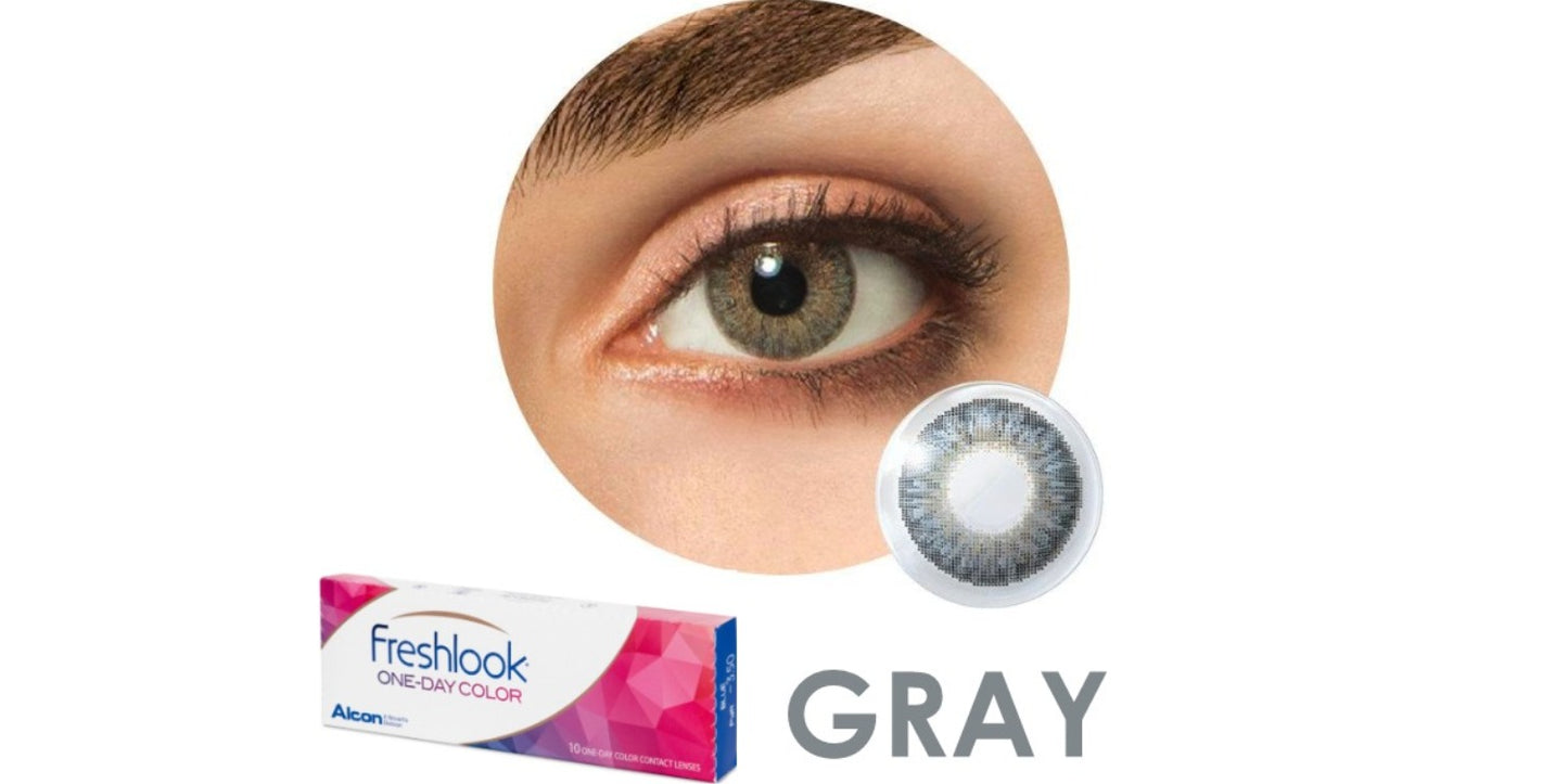 Freshlook One Day Grey 10 Pack